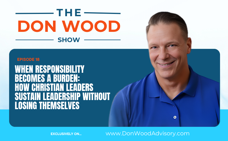  When Responsibility Becomes a Burden: How Christian Leaders Sustain Leadership Without Losing Themselves